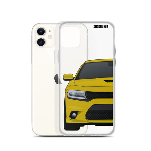 Yellow 15-21 Charger - iPhone Case