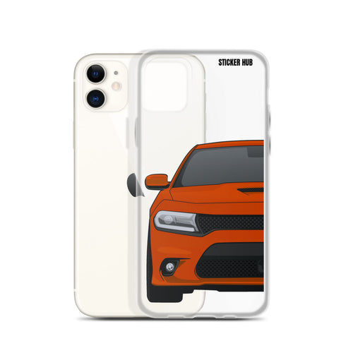 Orange 15-21 Charger - iPhone Case