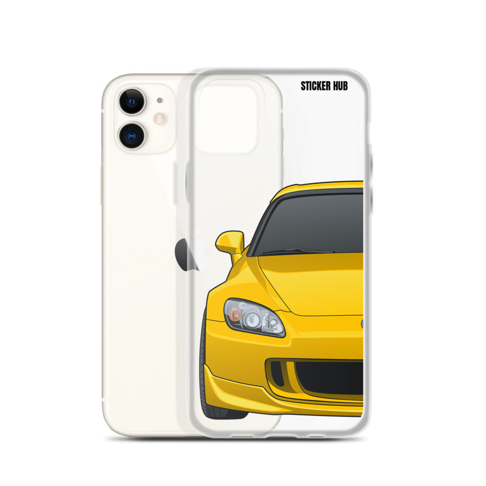 Yellow Honda S2000 - iPhone Case