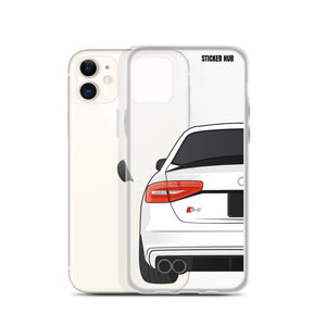 White B8.5 Audi S4 - iPhone Case