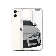 Load image into Gallery viewer, Silver MKV Toyota Supra - iPhone Case