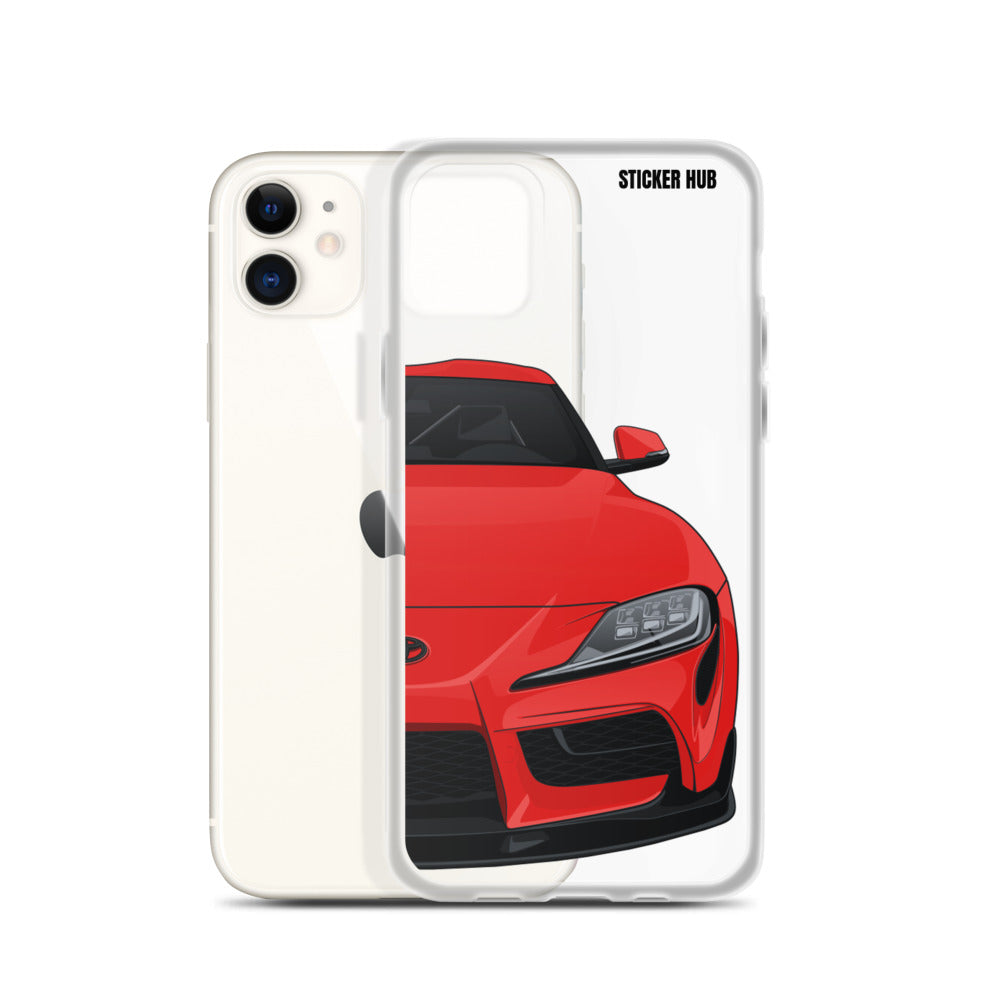 Renaissance Red MKV Toyota Supra - iPhone Case