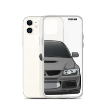 Load image into Gallery viewer, Gray Mitsubishi Evo - iPhone Case