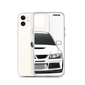 White Mitsubishi Evo - iPhone Case