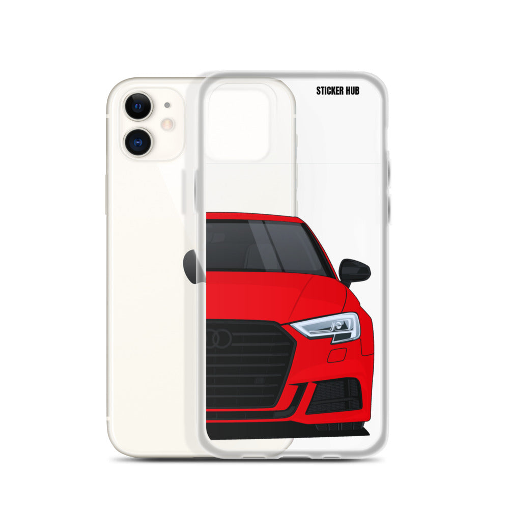 Tango Red B9 Audi S3 - iPhone Case