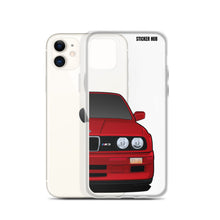 Load image into Gallery viewer, Dark Red BMW E30 - iPhone Case