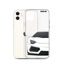 Load image into Gallery viewer, White Lamborghini Aventadoor - iPhone Case