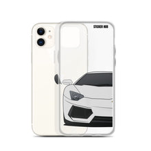 Load image into Gallery viewer, Silver Lamborghini Aventadoor - iPhone Case