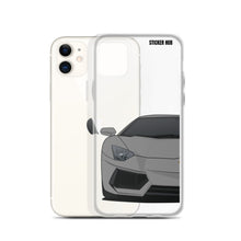 Load image into Gallery viewer, Gray Lamborghini Aventadoor - iPhone Case