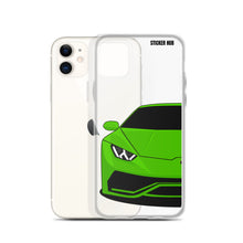 Load image into Gallery viewer, Green Lamborghini Huracan - iPhone Case