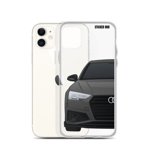 Gray B9 Audi S4 "Facelift" - iPhone Case