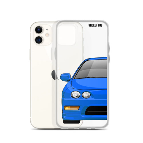 Light Blue Acura Integra - iPhone Case