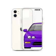 Load image into Gallery viewer, Purple Acura Integra - iPhone Case