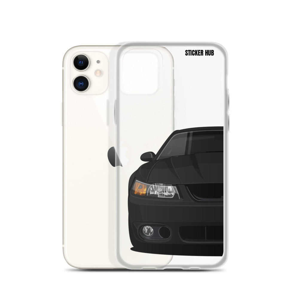 Black 03-04 Mustang SVT Cobra - iPhone Case