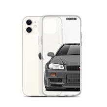 Load image into Gallery viewer, Gray R34 Nissan GTR - iPhone Case