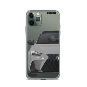 Silver Lexus IS300 - iPhone Case