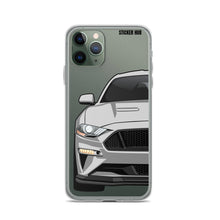 Load image into Gallery viewer, Silver 18-21 Mustang 5.0 - iPhone Case