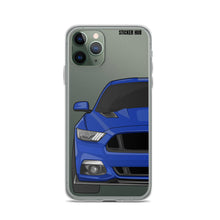 Load image into Gallery viewer, Deep Impact Blue 15-17 Mustang 5.0 - iPhone Case