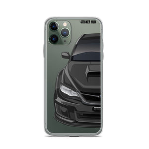 Black 09-14 Subaru WRX STI - iPhone Case