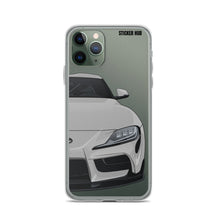 Load image into Gallery viewer, Silver MKV Toyota Supra - iPhone Case