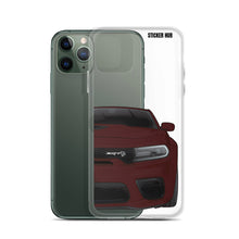 Load image into Gallery viewer, Octane Red Charger Hellcat (Widebody) - iPhone Case