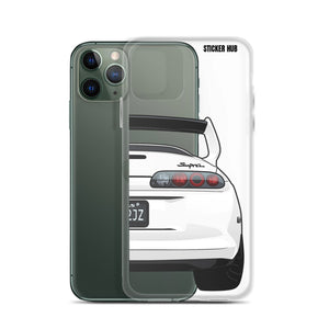 White Toyota Supra - iPhone Case