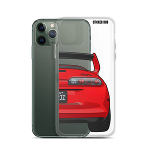 Red Toyota Supra - iPhone Case