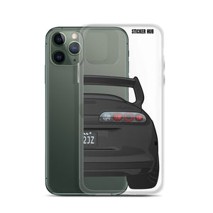 Black Toyota Supra - iPhone Case