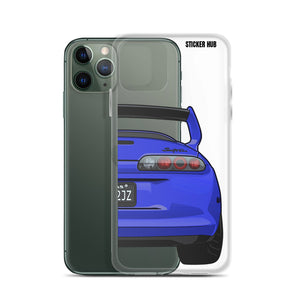 Blue Toyota Supra - iPhone Case