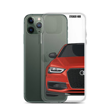 Load image into Gallery viewer, Volcano Red B8.5 Audi S4 - iPhone Case