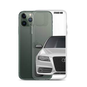 Silver B8 Audi S4 - iPhone Case