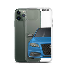 Load image into Gallery viewer, Sprint Blue B8 Audi S4 - iPhone Case