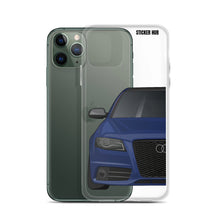 Load image into Gallery viewer, Estoril Blue B8 Audi S4 - iPhone Case