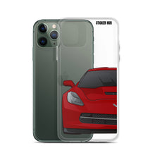 Load image into Gallery viewer, Crystal Red C7 Corvette Stingray - iPhone Case