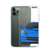 Load image into Gallery viewer, Laguna Blue C7 Corvette Stingray - iPhone Case