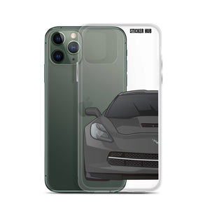 Gray C7 Corvette Stingray - iPhone Case