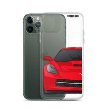 Load image into Gallery viewer, Torch Red C7 Corvette Stingray - iPhone Case