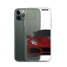 Load image into Gallery viewer, Long Beach Red C7 Corvette Zr1 - iPhone Case