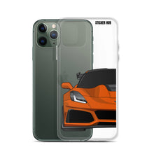 Load image into Gallery viewer, Orange C7 Corvette Zr1 - iPhone Case