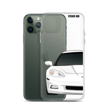 Load image into Gallery viewer, White C6 Corvette - iPhone Case