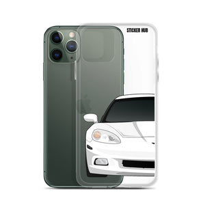 White C6 Corvette - iPhone Case