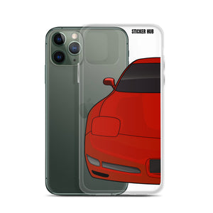 Torch Red C5 Corvette Z06 - iPhone Case