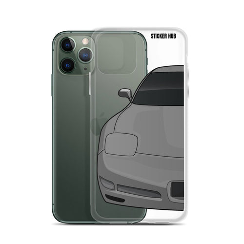 Pewter Gray C5 Corvette Z06 - iPhone Case