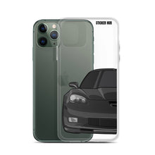 Load image into Gallery viewer, Black C6 Corvette Z06 - iPhone Case