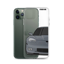 Load image into Gallery viewer, Cyber Gray C6 Corvette Z06 - iPhone Case