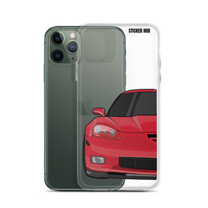 Victory Red C6 Corvette Z06 - iPhone Case