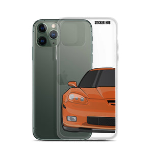 Atomic Orange C6 Corvette Z06 - iPhone Case