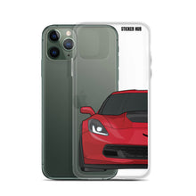 Load image into Gallery viewer, Torch Red C7 Corvette Z06 - iPhone Case