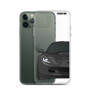 Black C7 Corvette Z06 - iPhone Case