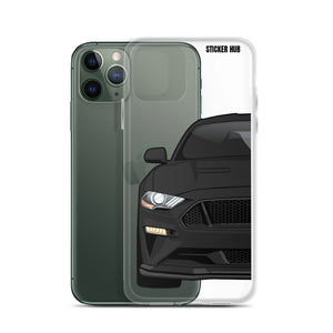 Black 18-21 Mustang 5.0 - iPhone Case